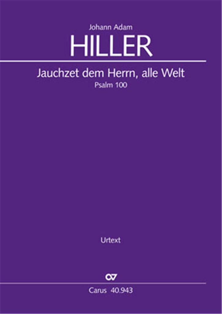 Jauchzet dem Herrn, alle Welt